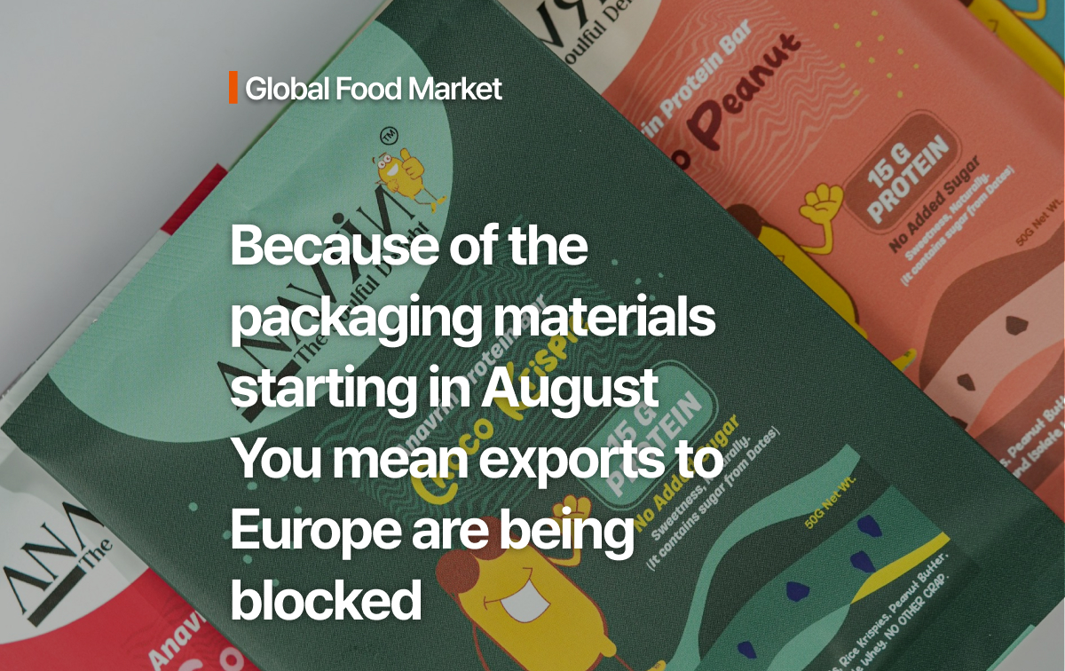 Packaging can block exports to Europe